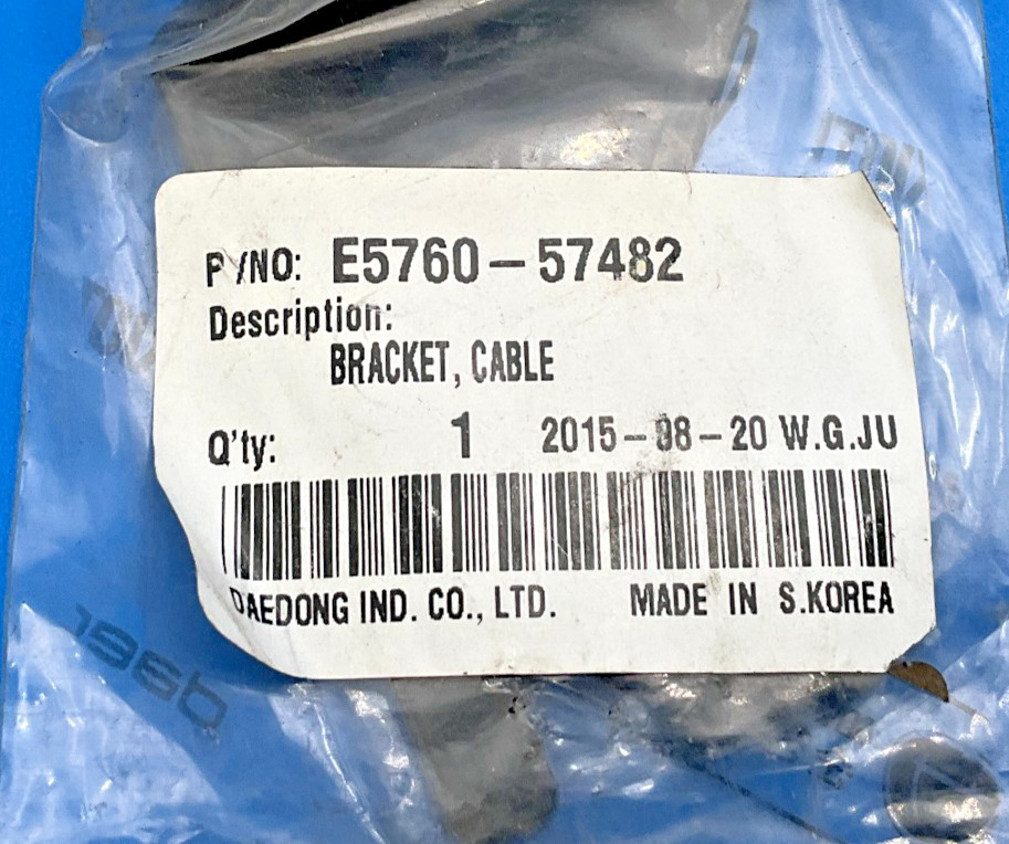 Daedong Kioti E5760-57482 Cable Bracket E576057482 New (TSC)