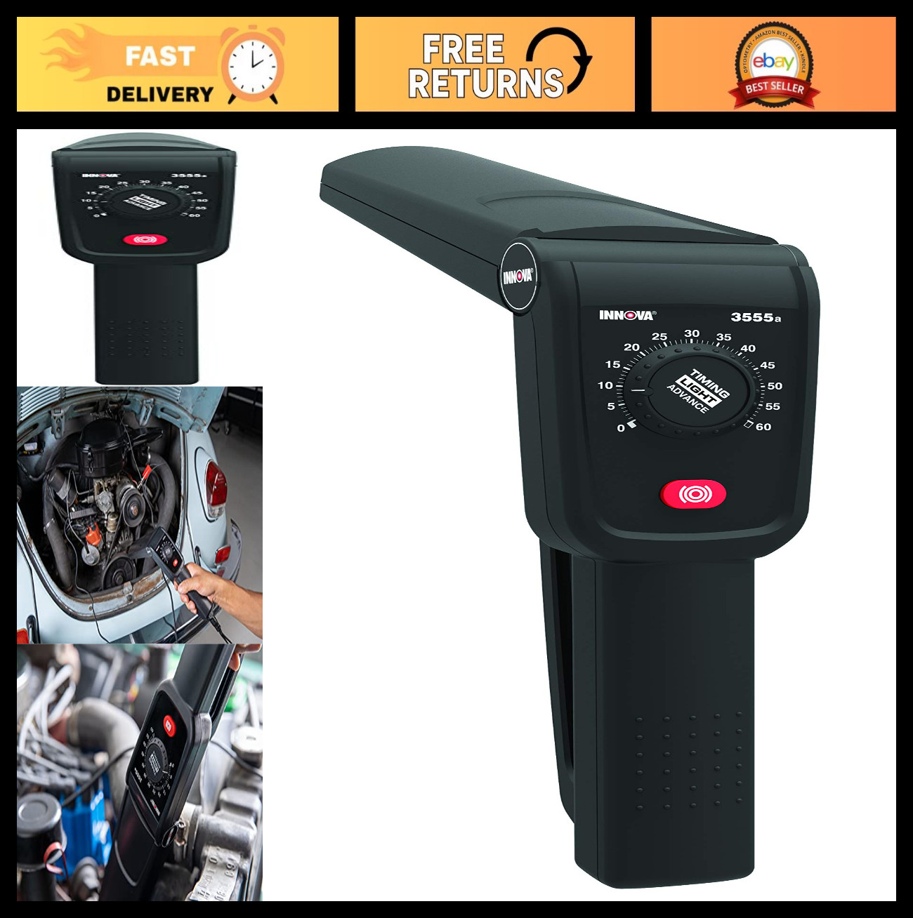 Advance Timing Light for Accurate Engine Diagnostics & Tune-Ups - 3555 Model