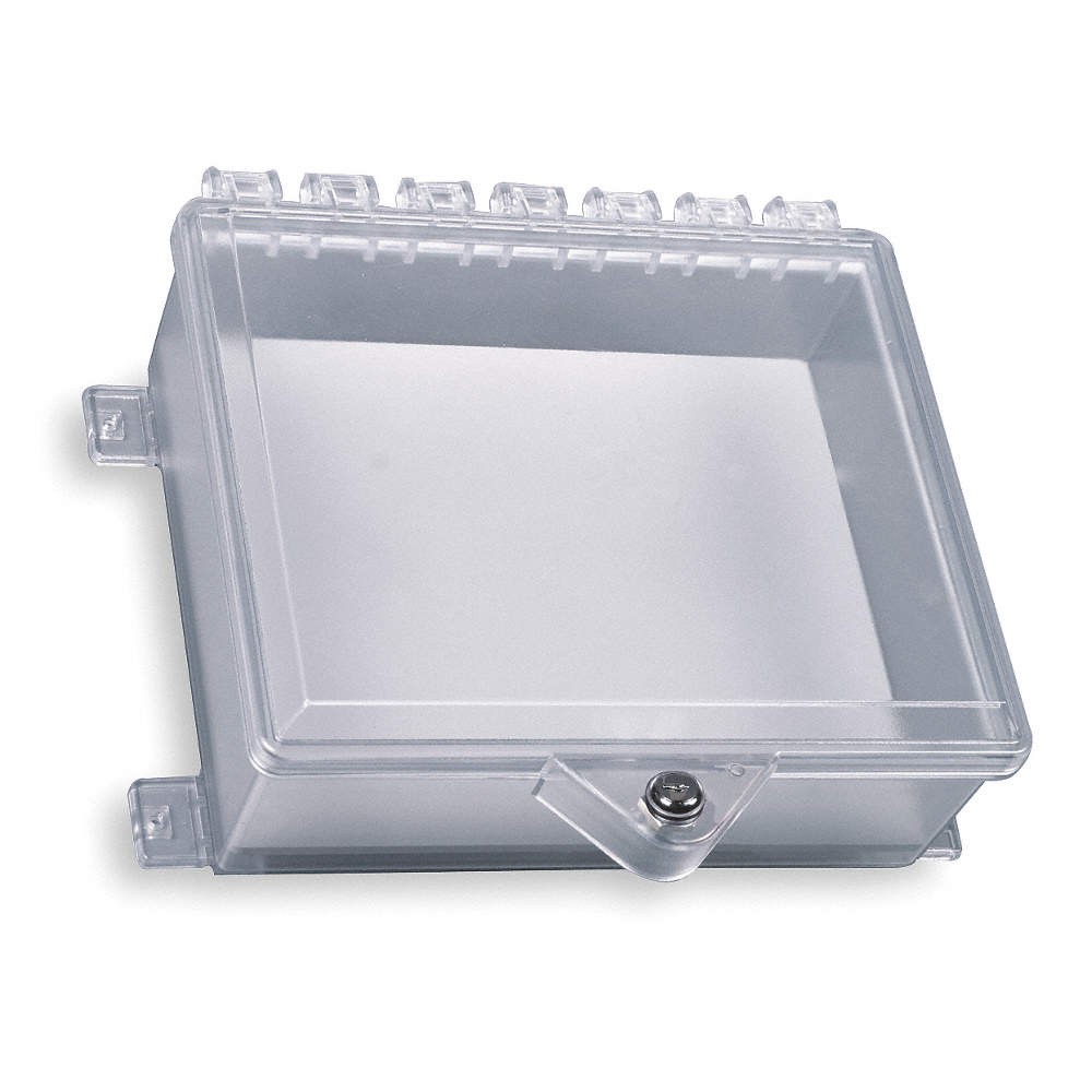 SAFETY TECHNOLOGY INTERNATIONAL STI-7520 Enclosure w/Lock,Polycarbonate,Surface
