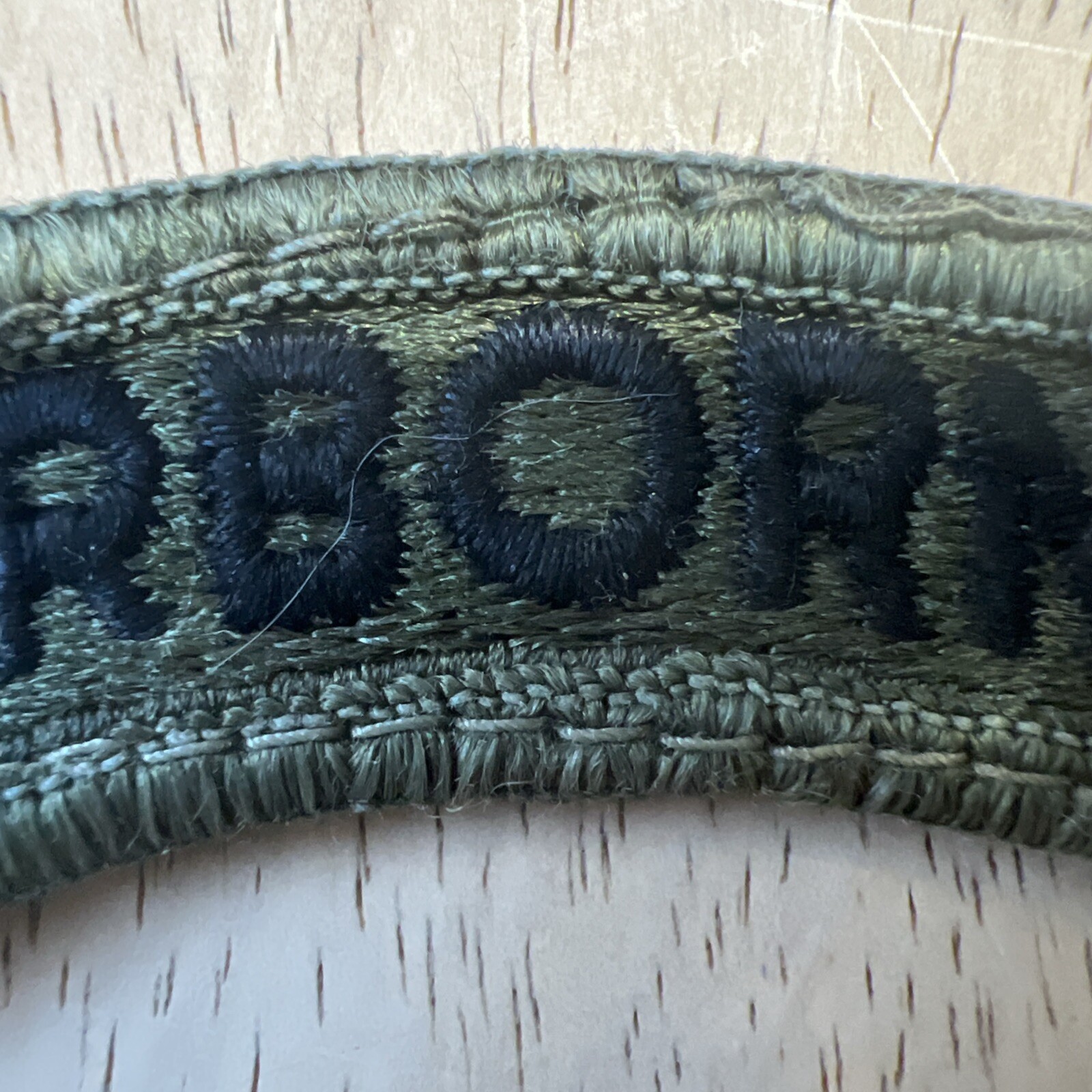 US Army Airborne Rocker Tab Green Patch