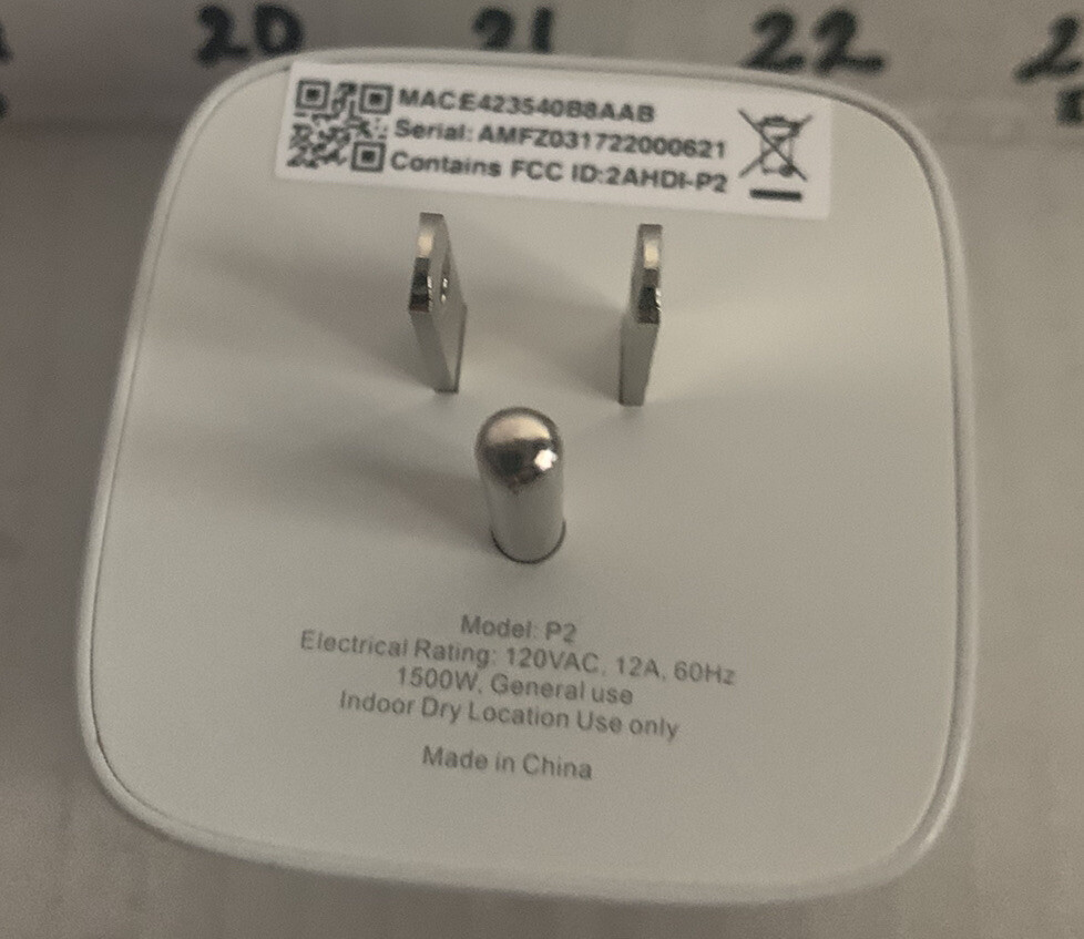 Smart Plug, Indoor
