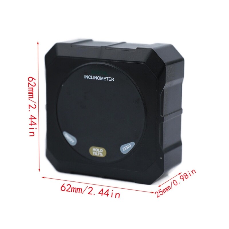 Electronic Digital Display Inclinometer, Angles Measuring Tool for Construction