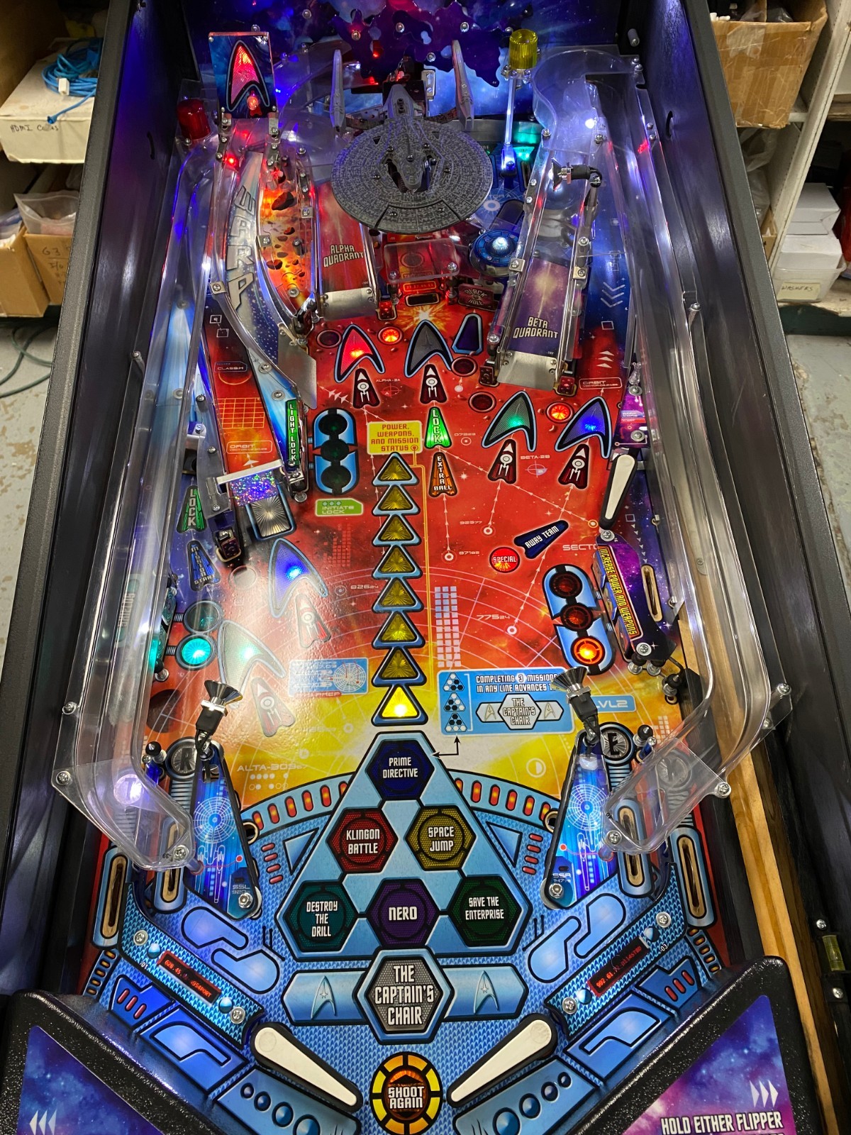Stern Star Trek Pinball Machine Pro