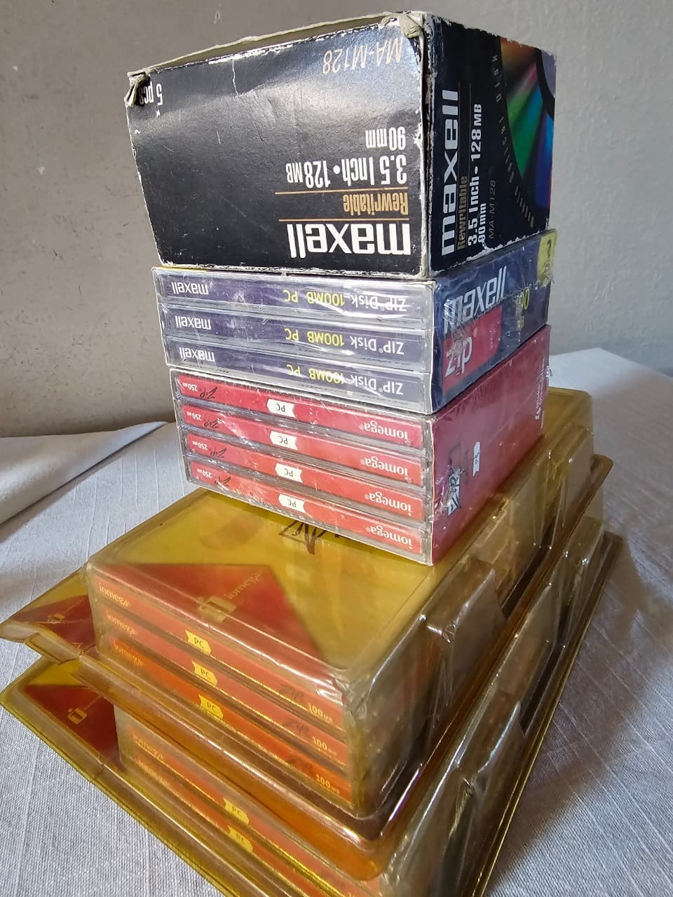 Zip Disk Drives New Sealed LOT 5 Packages