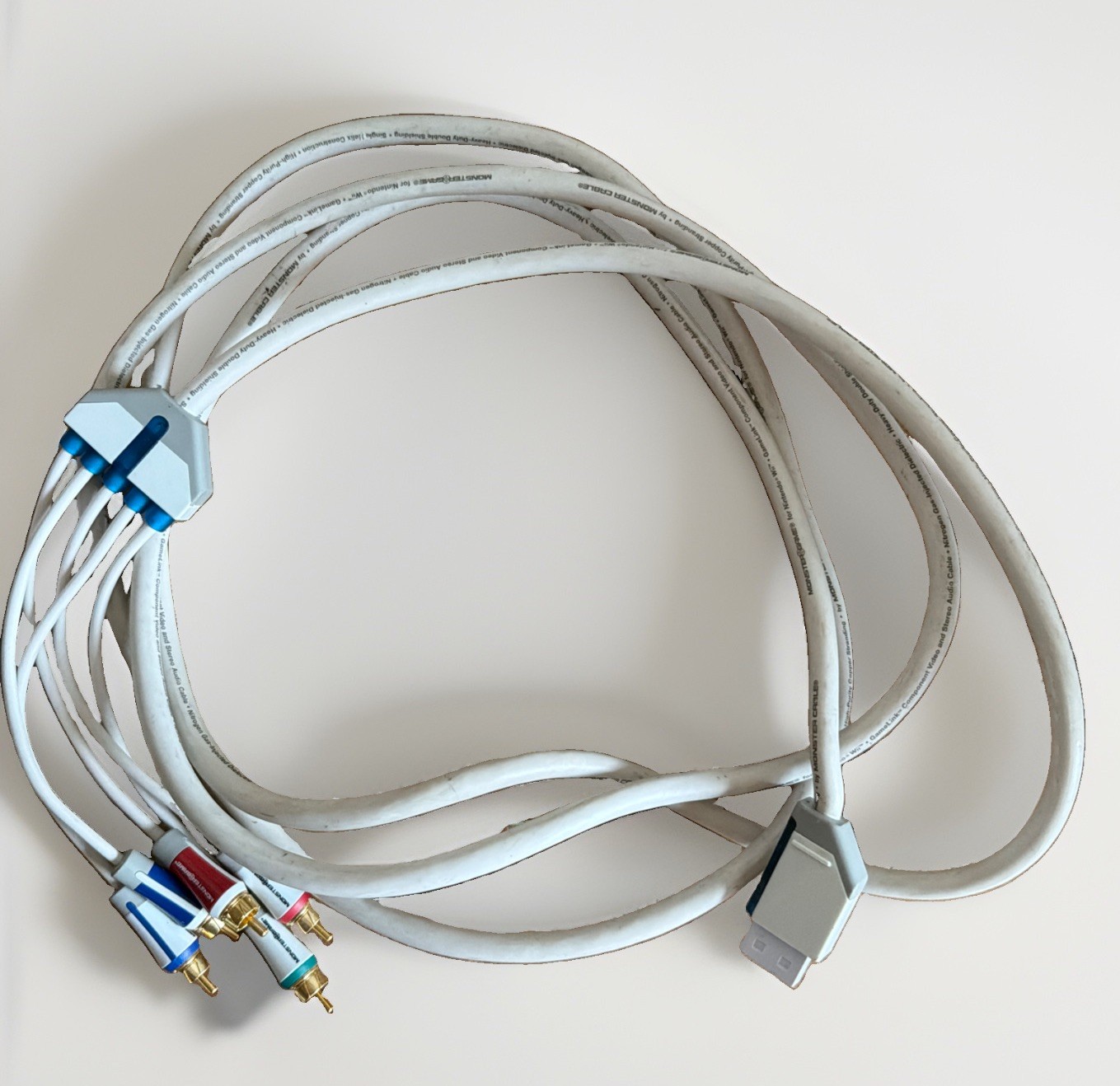 Monster Game Nintendo Wii Component HD Audio Video Cable Monster Cable