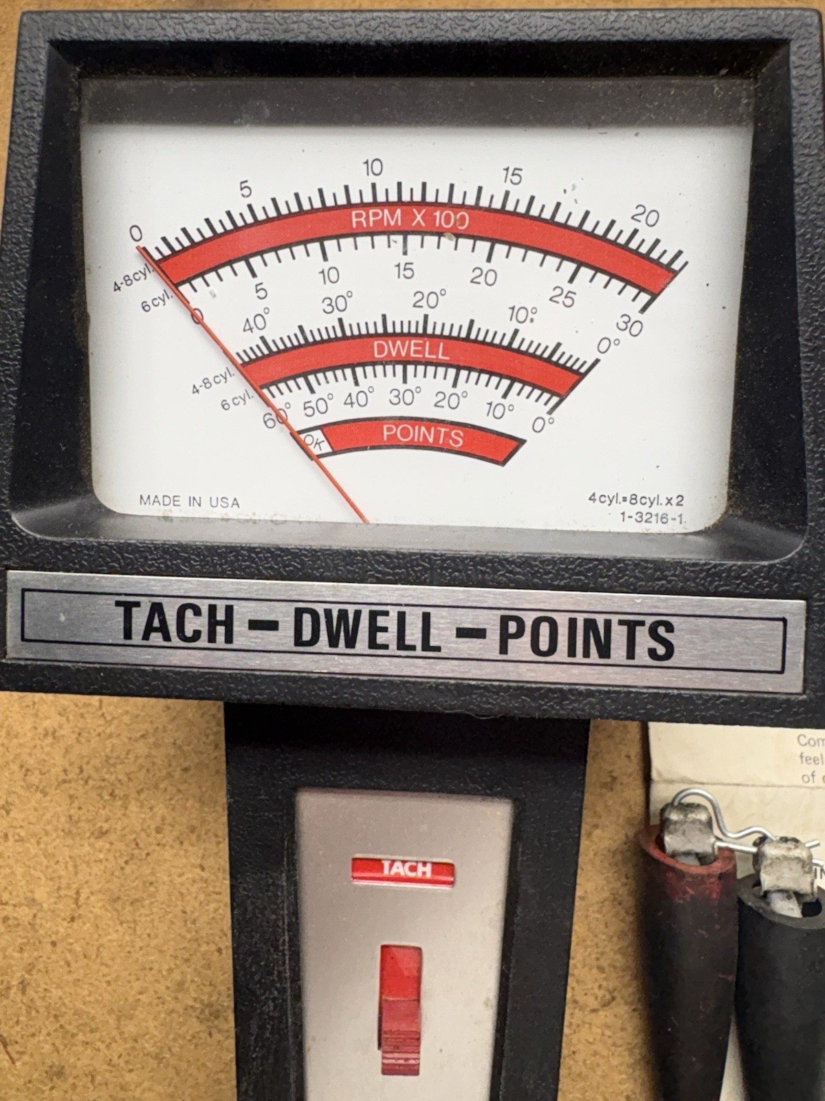 Stewart Warner Tach-Dwell-Points Meter
