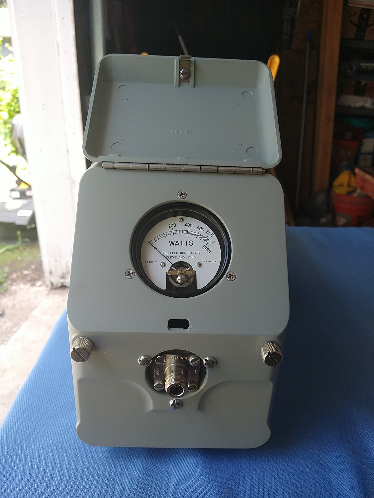 TERMALINE WATTMETER BIRD MODEL 694 # 2974- 1000 WATTS