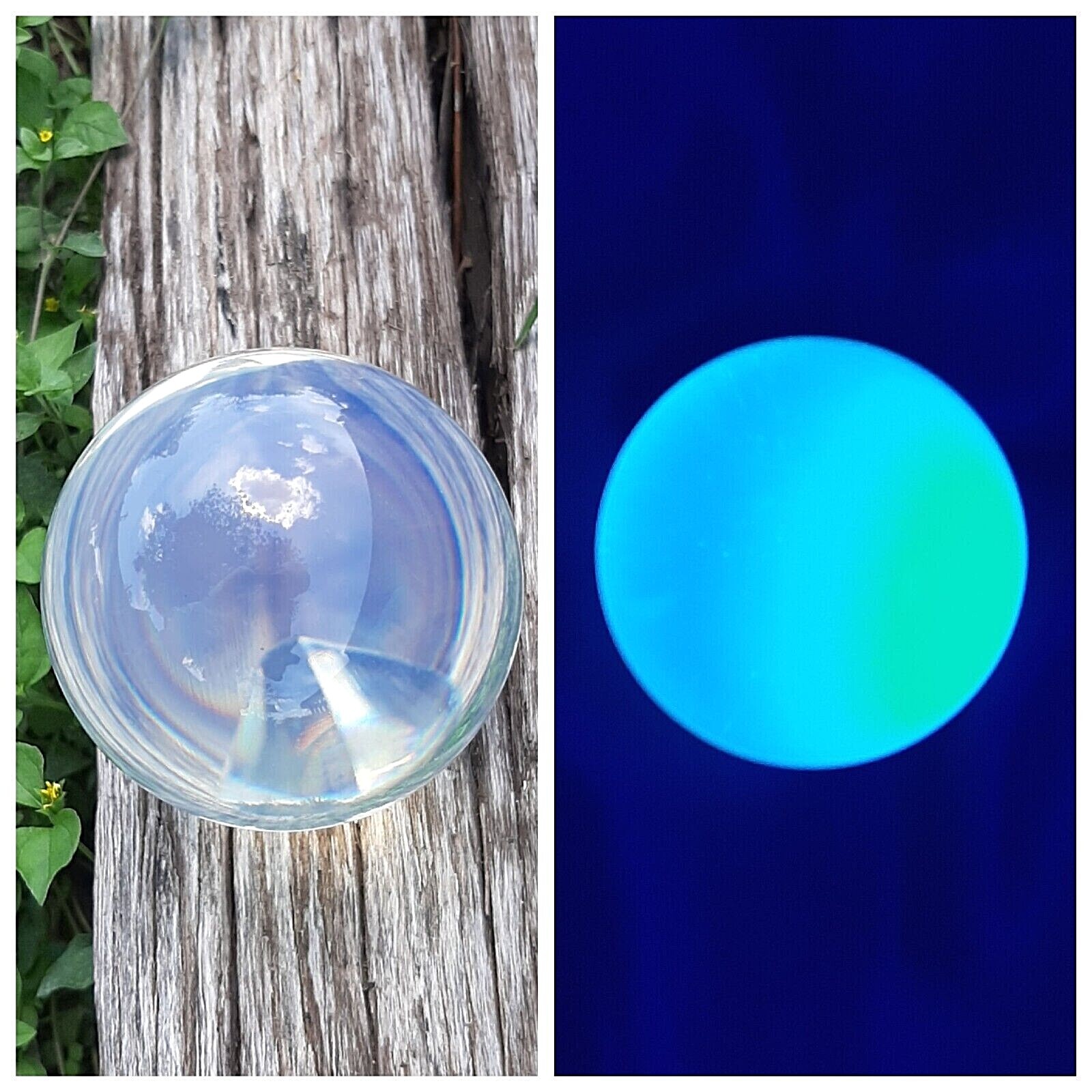 ClearUV Acrylic Contact Juggling Balls 5sizes/65mm-100mm/Glow under UV light