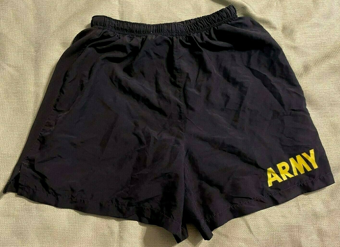 authentic US ARMY PHYSICAL FITNESS UNIFORM (APFU) SHORTS ADULT S small WARM-UP