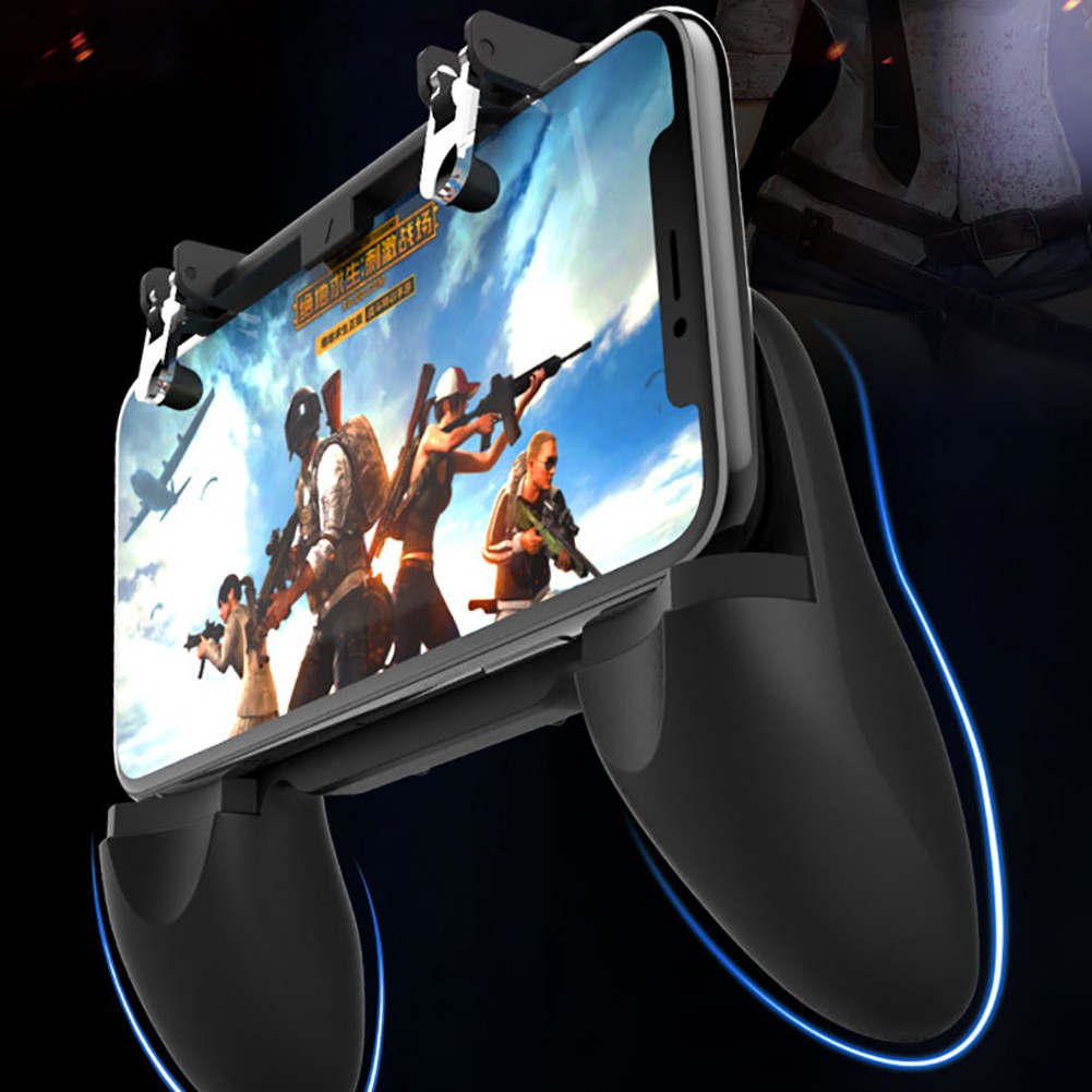 W10 Mobile Game Controller Gamepad Joystick Fire Trigger For PUBG Fortnite G