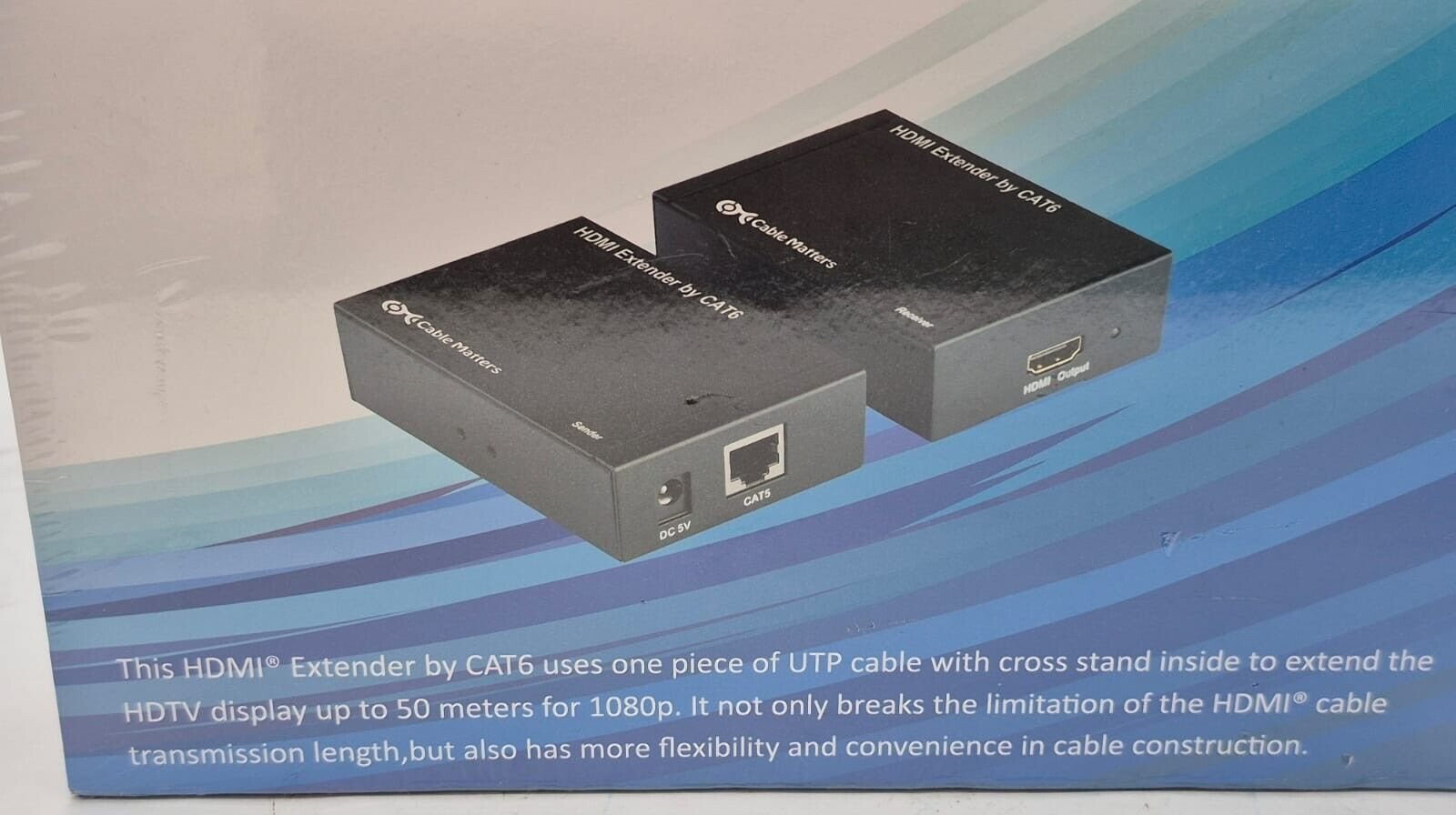 Cable Matters HDMI Extender by Cat6 Sealed