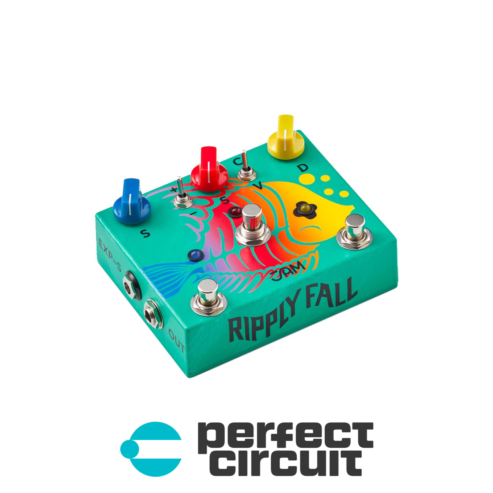 JAM Pedals Ripply Fall Chorus / Phaser Pedal EFFECTS - NEW - PERFECT CIRCUIT