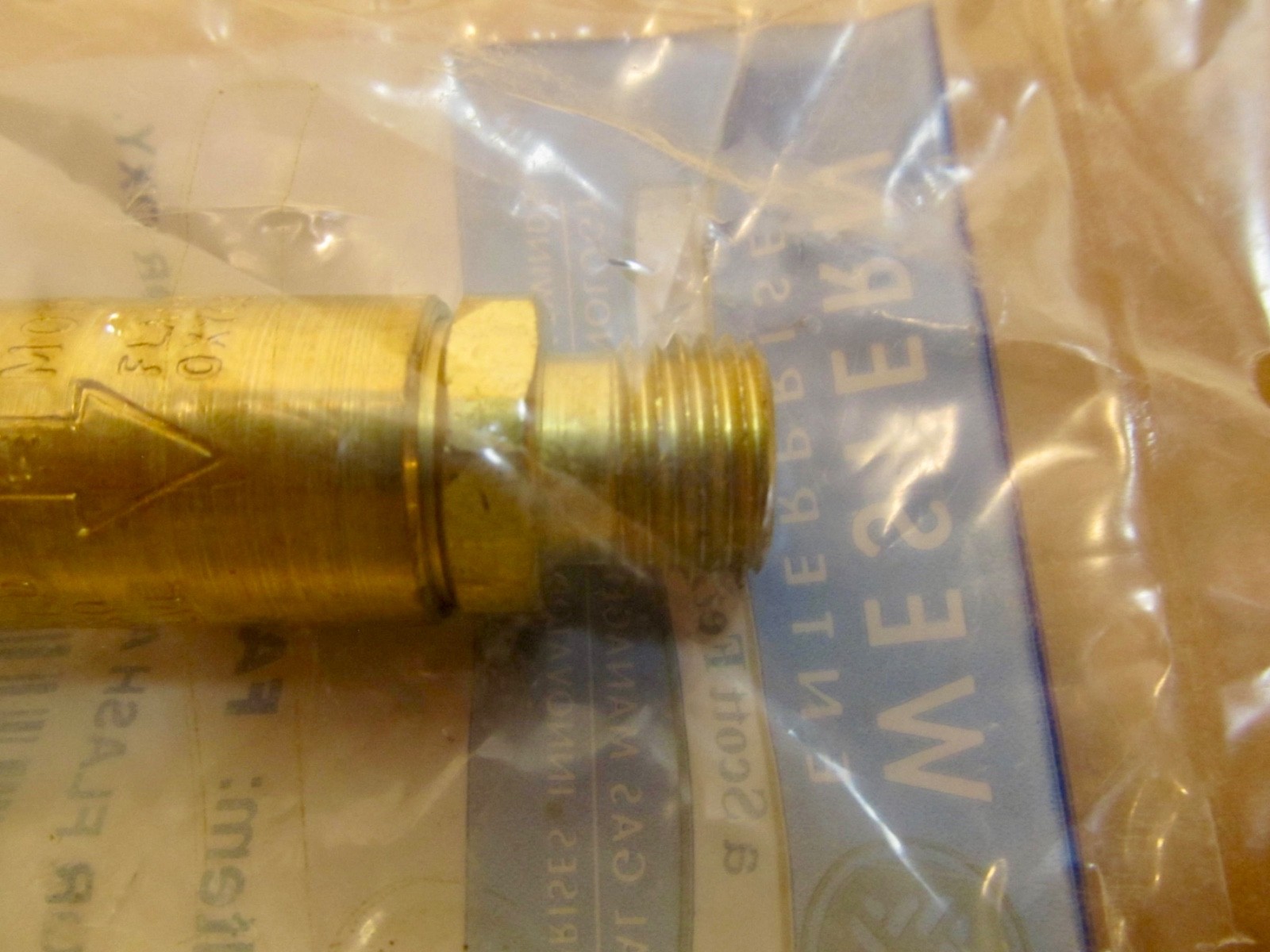 Western Enterprises fa-130p Regulator Flashback Arrestor for Oxygen glassblowing