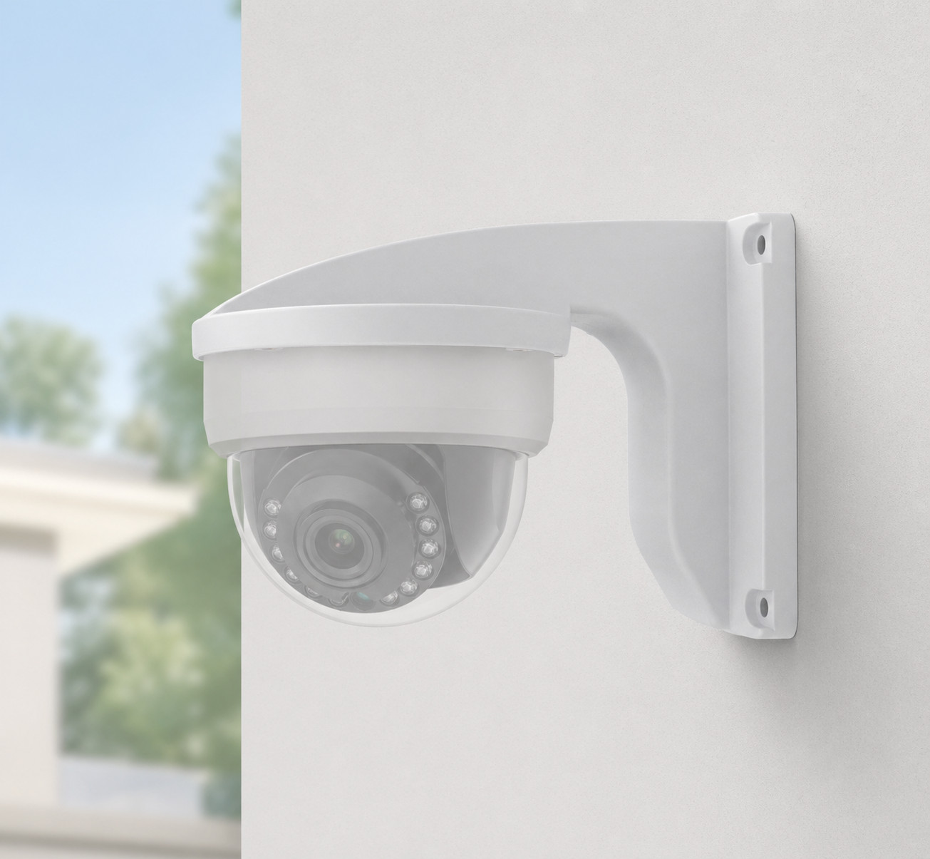 DS-1258ZJ Wall Mount Bracket Compatible with Hikvision Fixed Lens Dome IP Camera