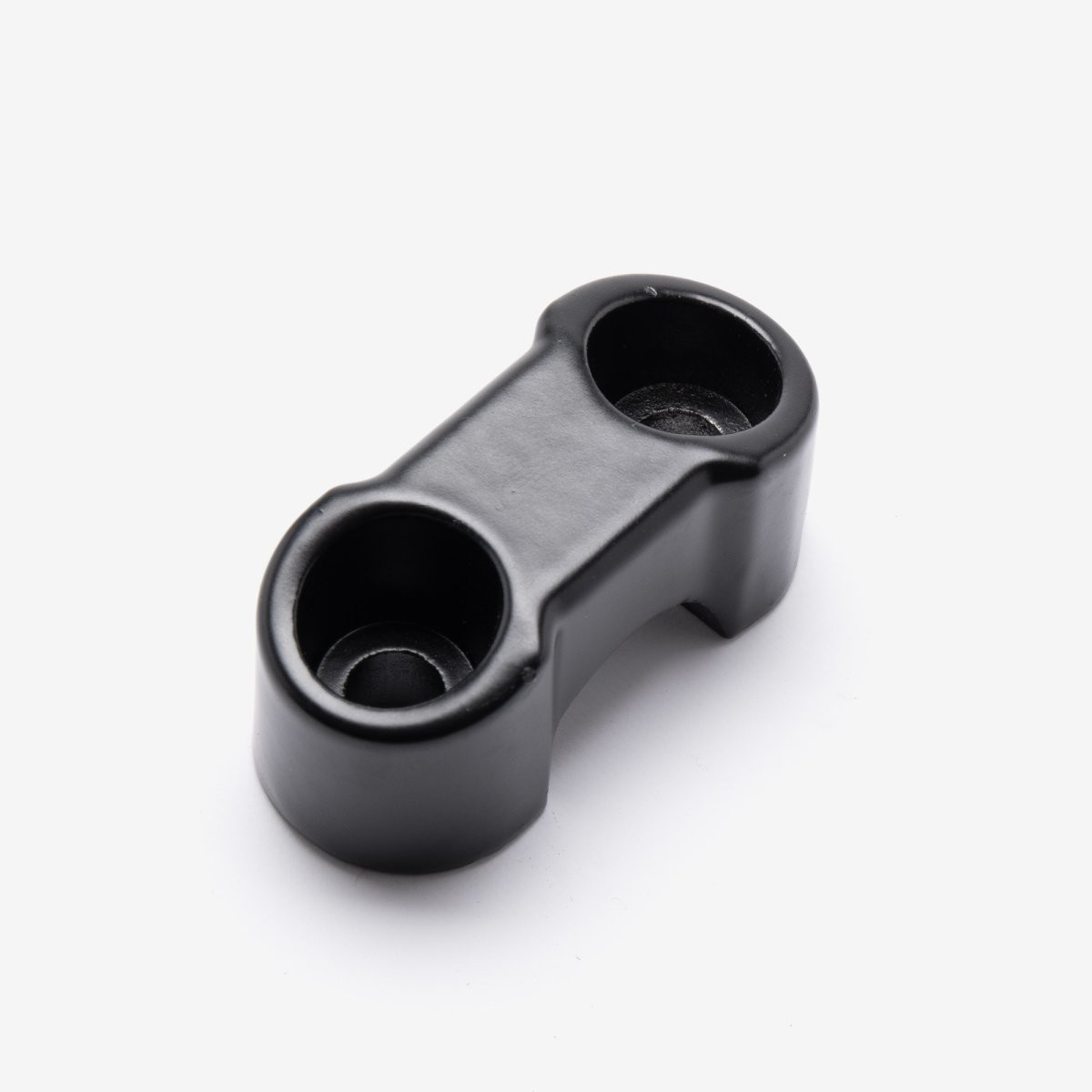Upper Handlebar Clamp Silver Easy Installation Polished Scooter HNDBC111 Bolt-On