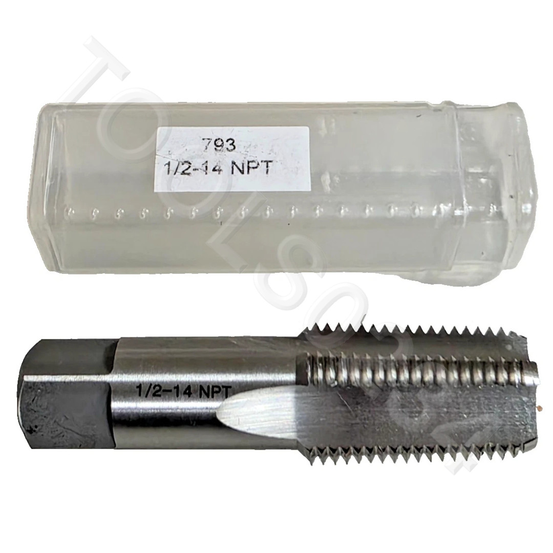 1/2" -14 NPT Taper Pipe Tap Cleaning Rethreading Carbon Steel A1 425-00032