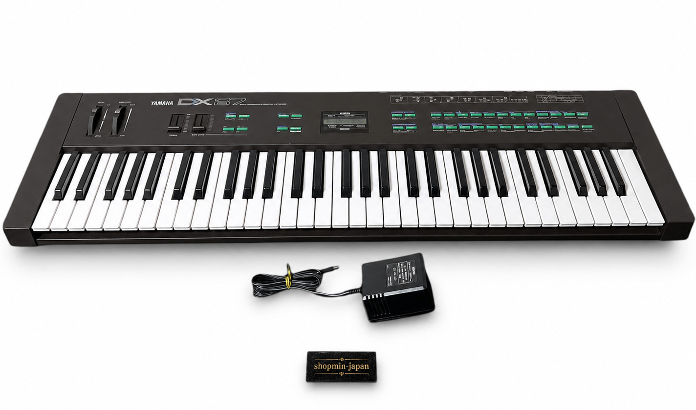 Yamaha DX27 FM Synthesizer 61-Key Tested w/ AC Adapter Excellent from Japan