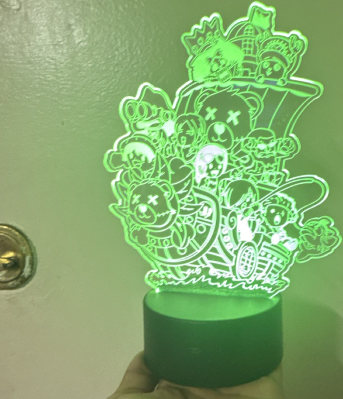 Multicolor Cartoon LED Night Light, Touch Control, USB Powered, Acrylic Plastic