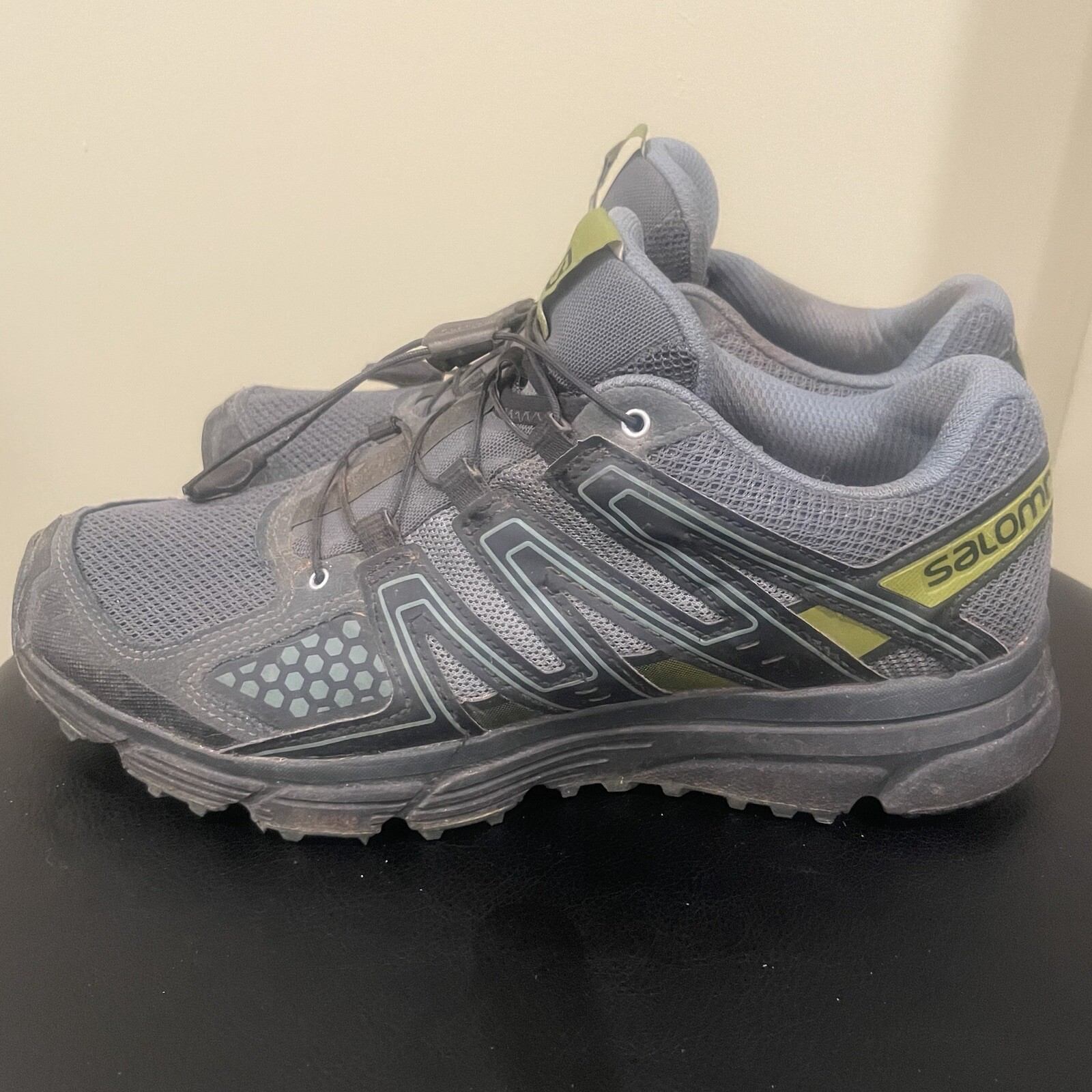 Salomon Mens7.5 X-Mission 3 Trail Running Shoes Urban Chic/Black/Guacamole