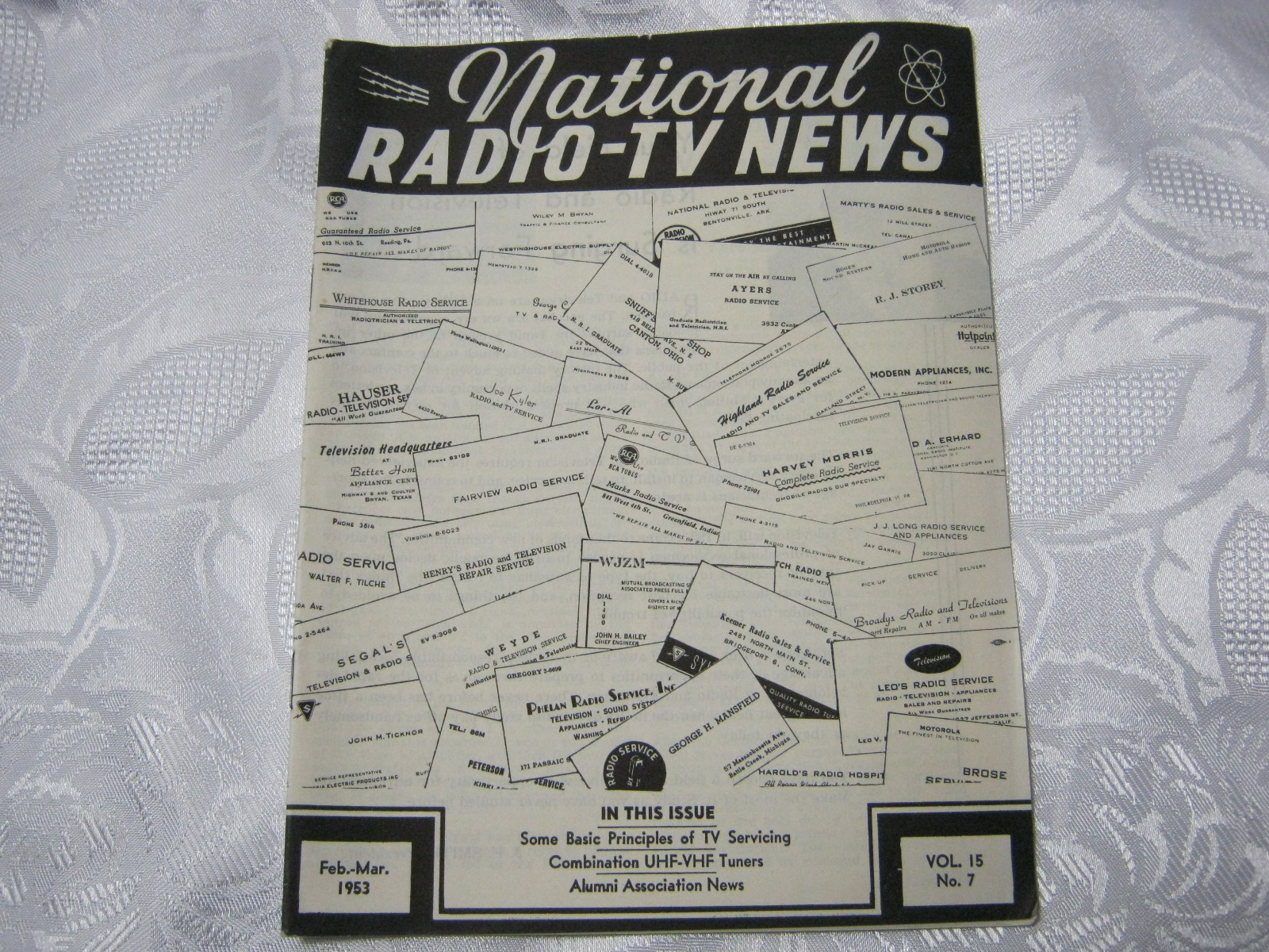 National Radio News 1953  tube vintage electronics magazine tube motorola HS 289