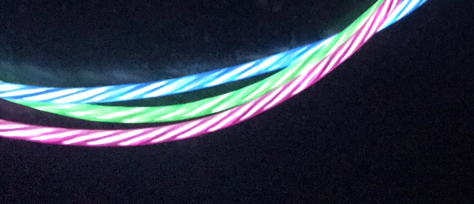 FLOWING LED LIGHT-UP Data Cable charger FOR ALL MICRO (TYPE-C) PHONES & DEVICES