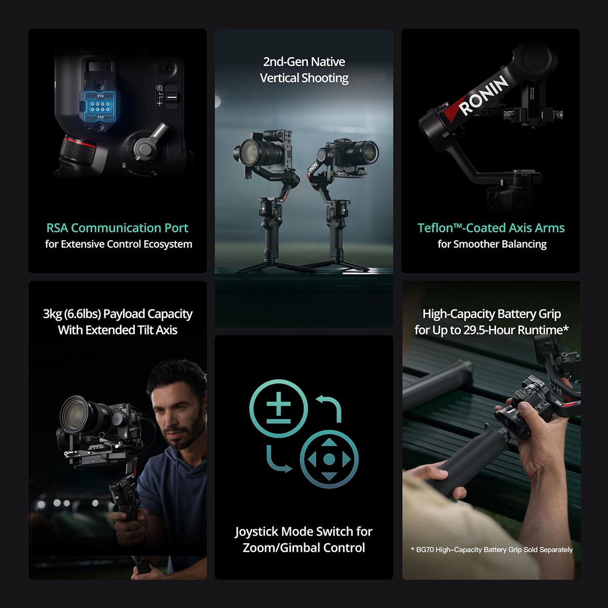 DJI RS 4 Combo Gimbal Stabilizer Combo
