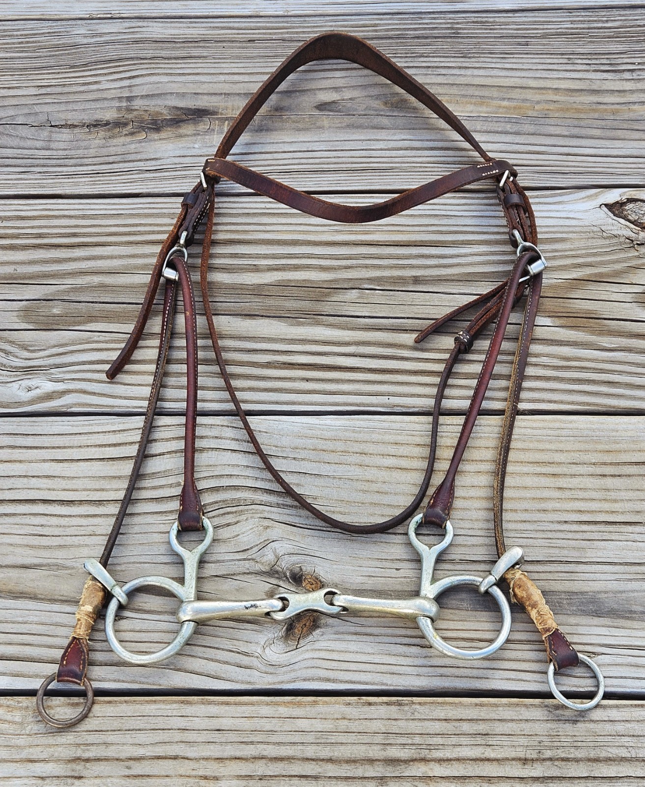 Antique One Of A Kind Ulite Baucher  Horse Bit with a Gag-Style Mechanism
