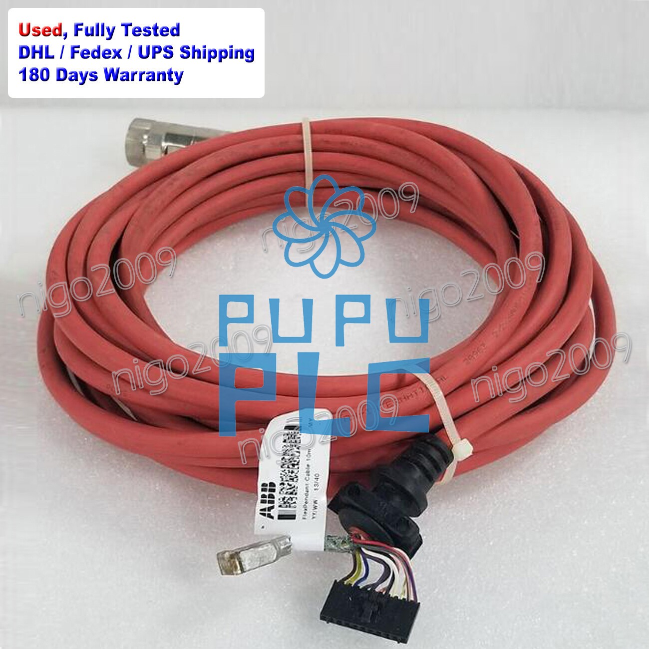 Used Cable for ABB KEBA SX TPU 16/64 3HAC12929-1 Teach Pendant FlexPendant 10m