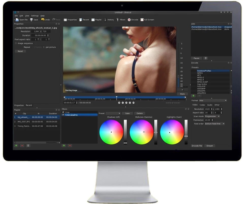 Shotcut Professional Video Editing Software Program-HD-4K Movie-Windows/Mac-DVD