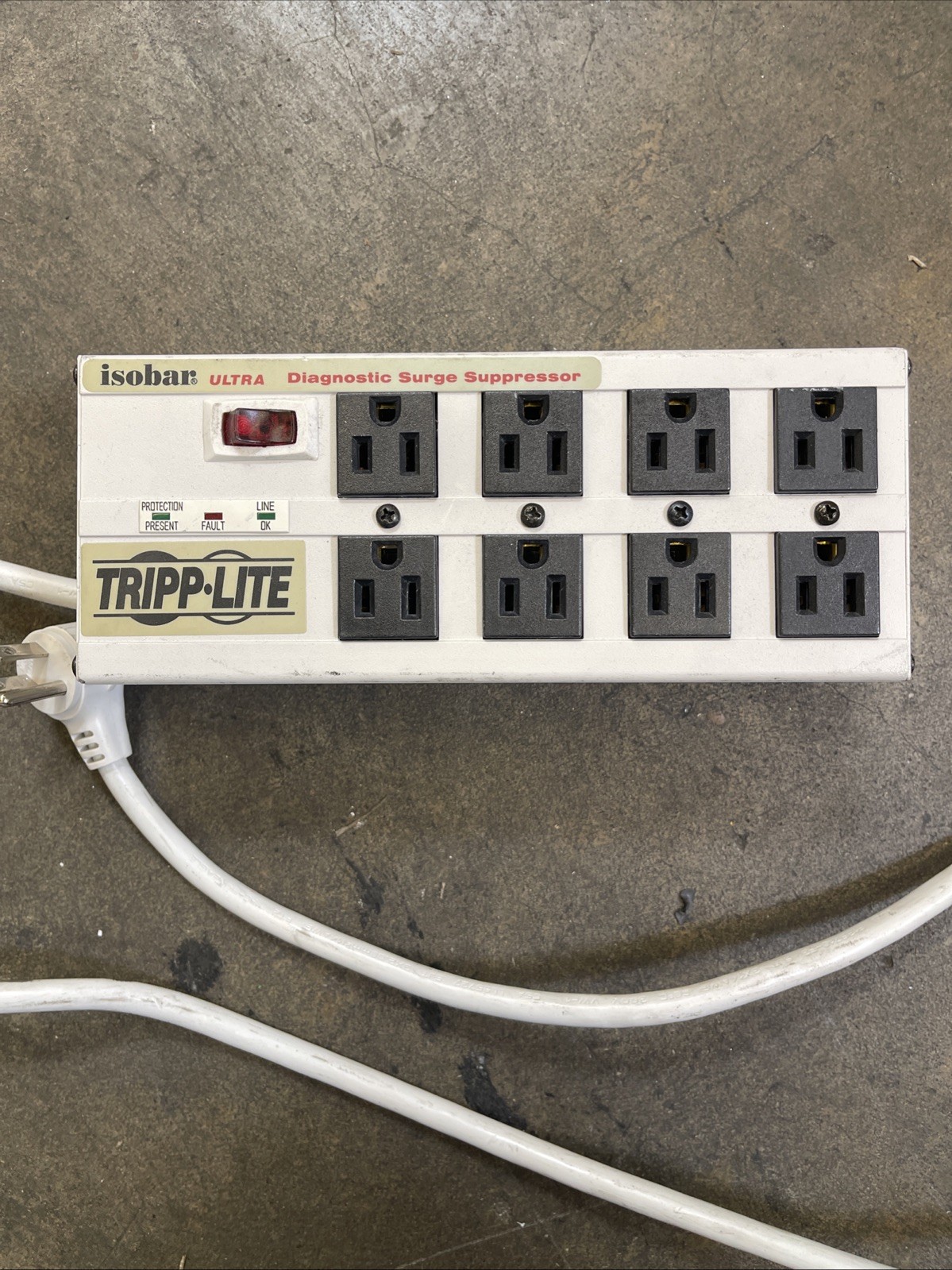 TRIPP LITE ISOBAR ULTRA Surge Protector Strip 8 Outlet Gray
