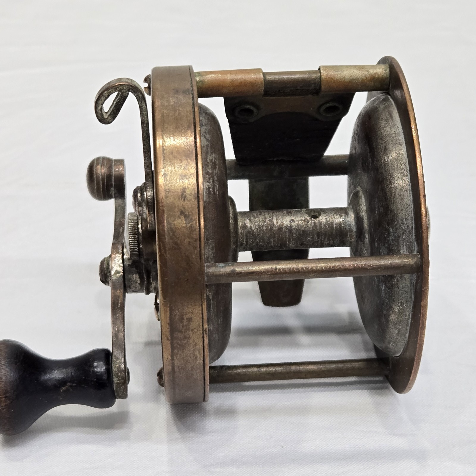 Vtg Four Bros 4 Brothers Sumco 2258 Fishing Reel Heavy Brass