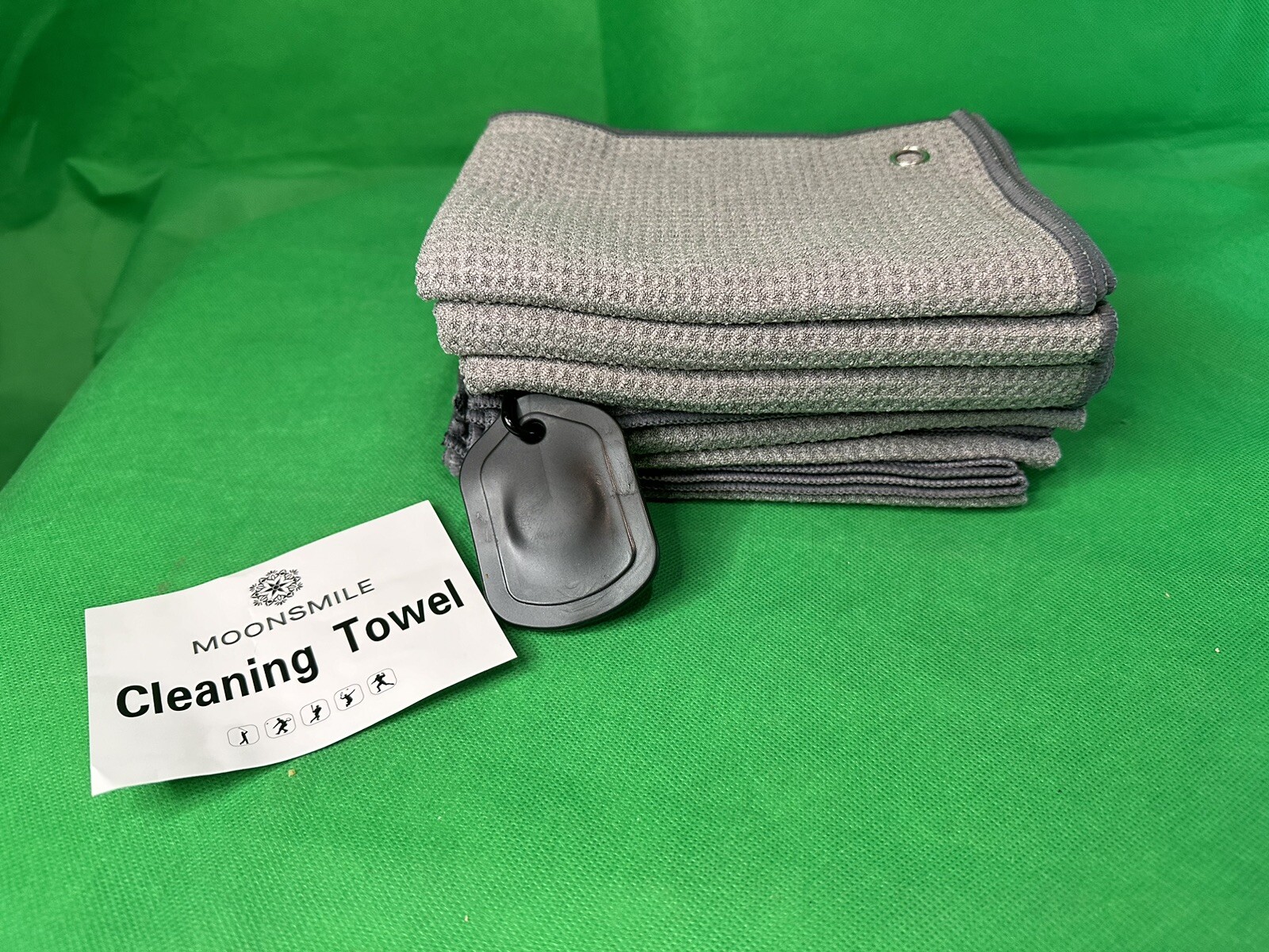 Set of 6: Moonsmile Cleaning Towel Grey
