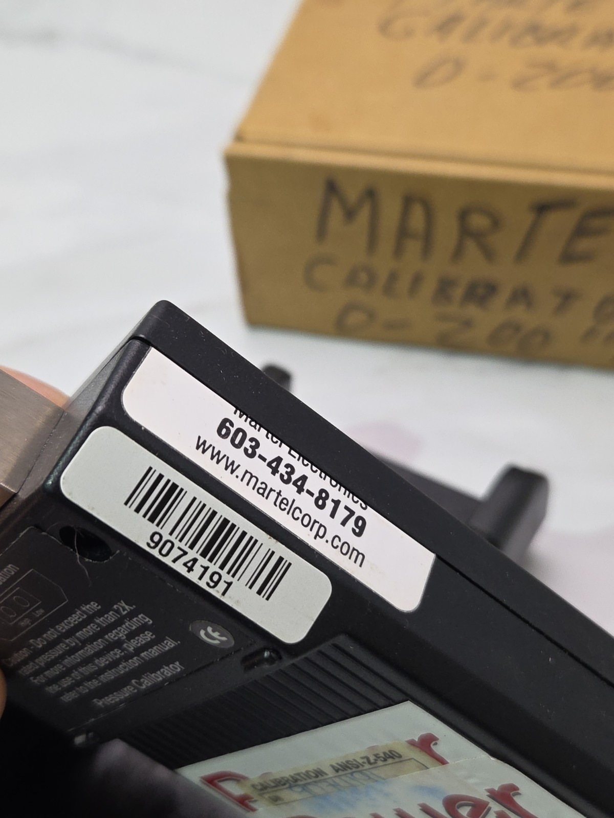 MARTEL T140-200" Precision Pressure Calibrator
