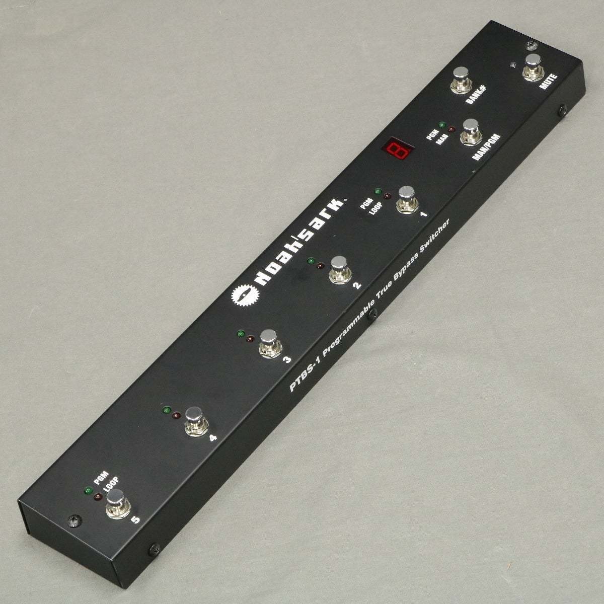 Noah SARK PTBS-1 Programmable True Bypass Switcher 5 Loops Used