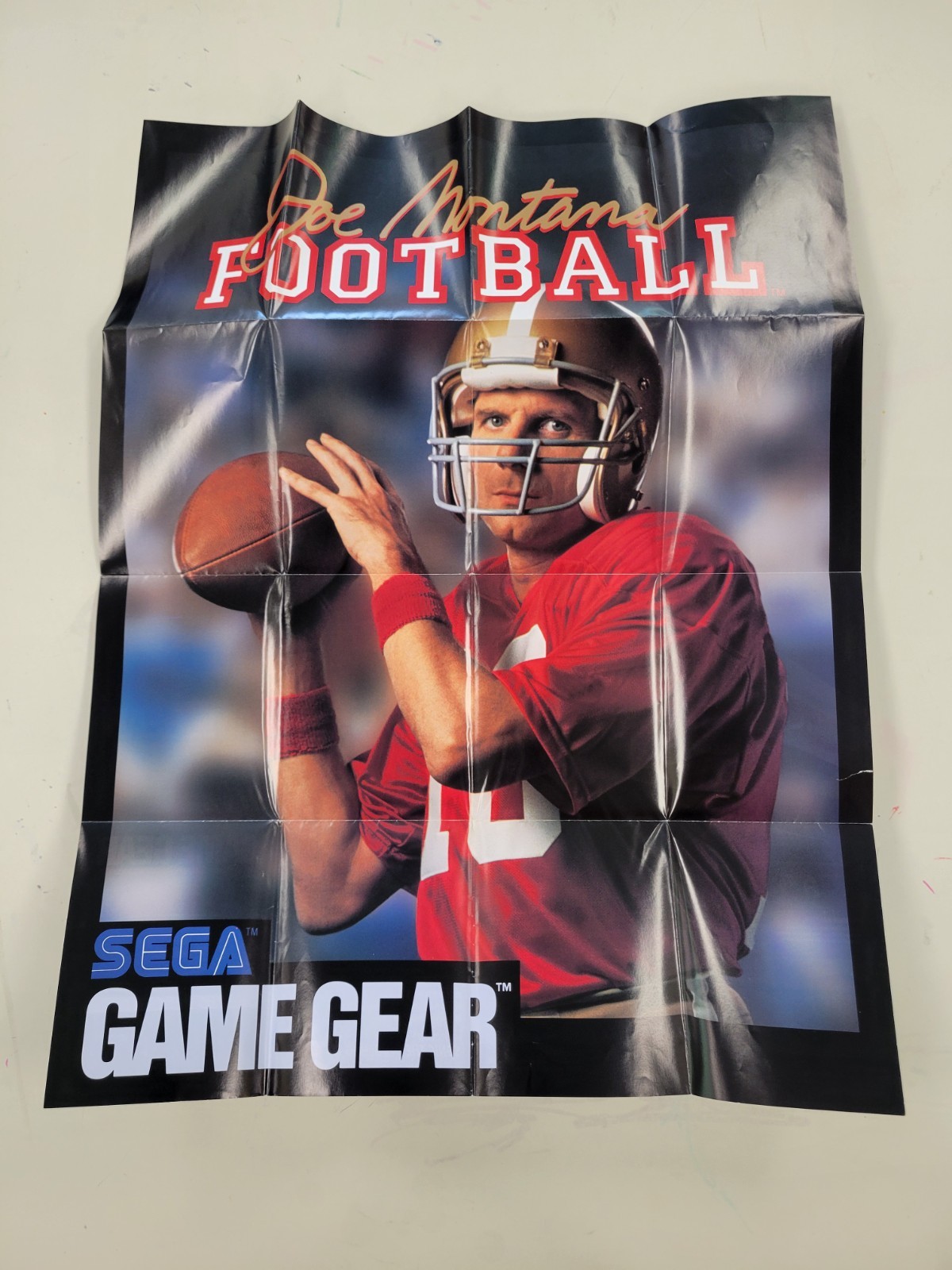 Sega game gear joe montana Poster Insert