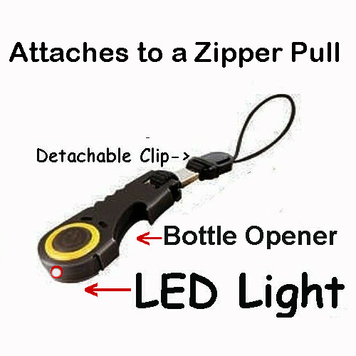 Hex Key Survival Tool & Zipper Pull Attach to a COAT Zipper pull - Guildsman