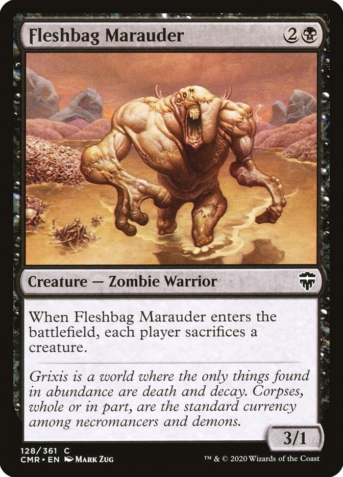 MTG Magic the Gathering Fleshbag Marauder (128/794) Commander Legends LP