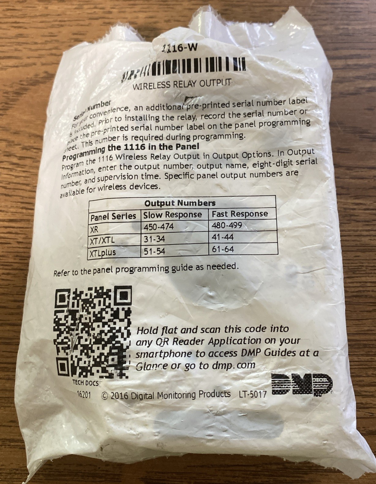 DMP 1116-W Wireless Relay Output