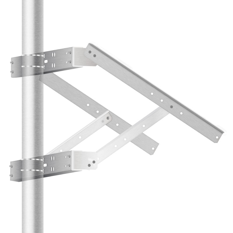 Newpowa Solar Mounting Bracket Universal Double Arm For Pole/Wall Installation
