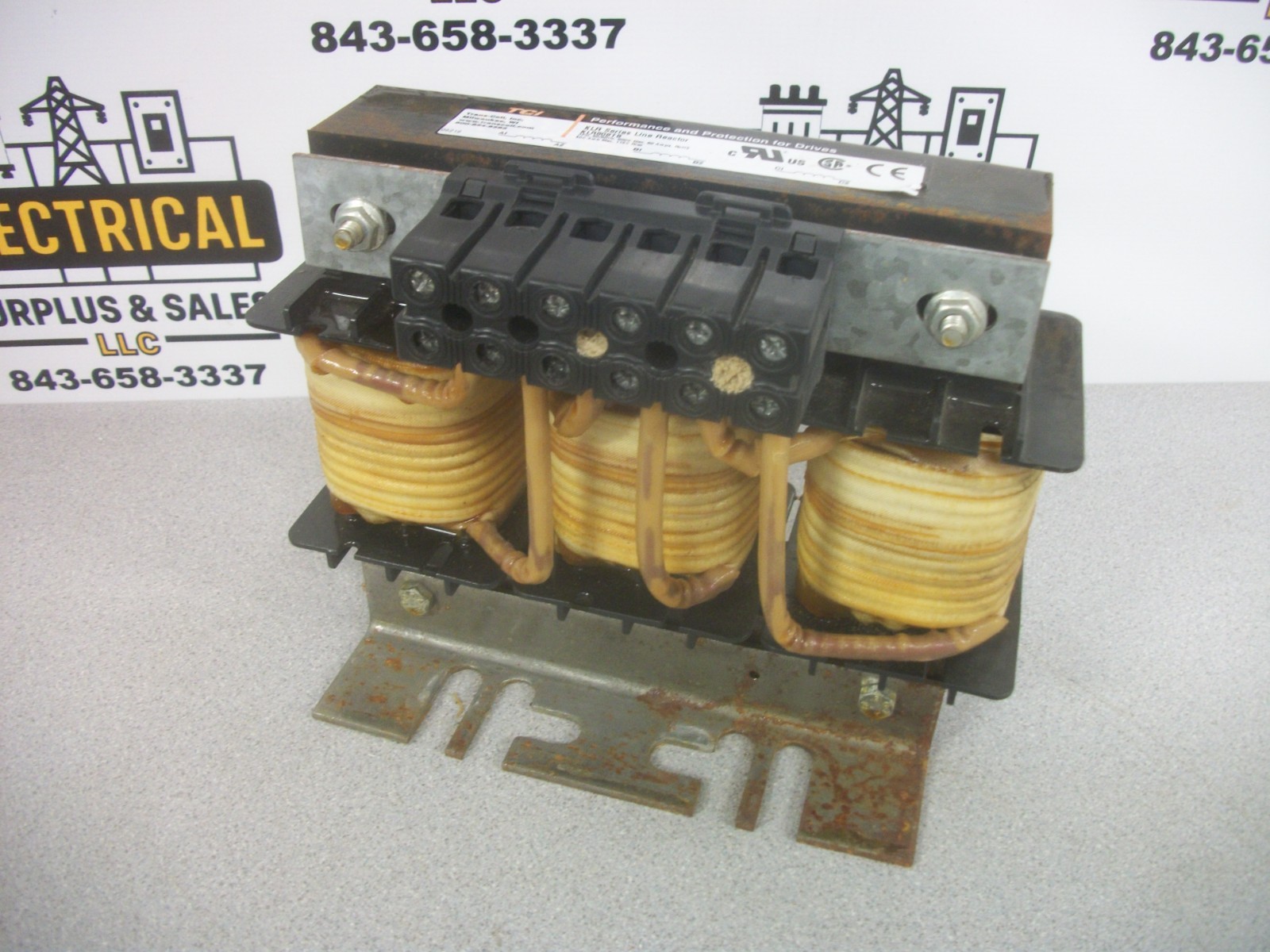 TCI KLR SERIES 3PH LINE REACTOR KLR80BTB 80AMP 600VOLT