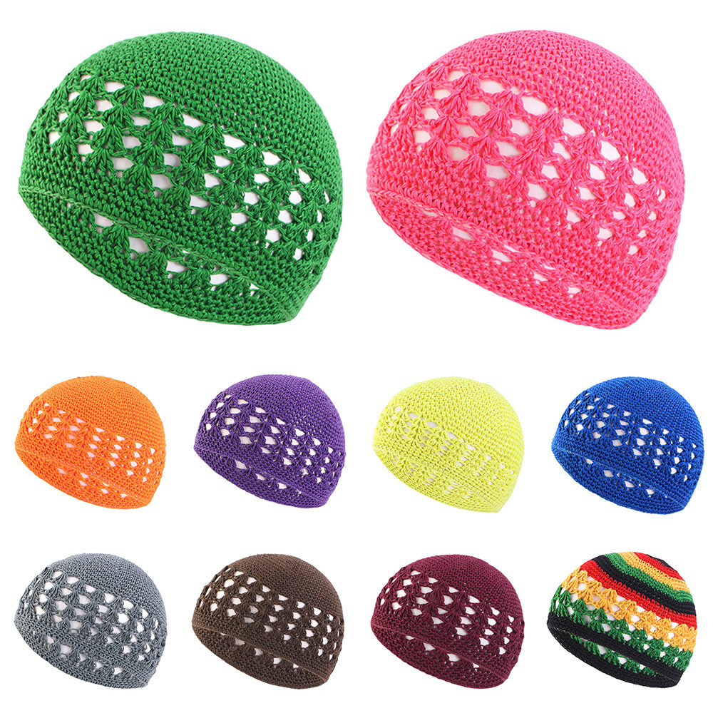 Beanie Prayer Cap Kufi Hats Hairnet Pullover Hat Islamic Prayer Hats Women Men