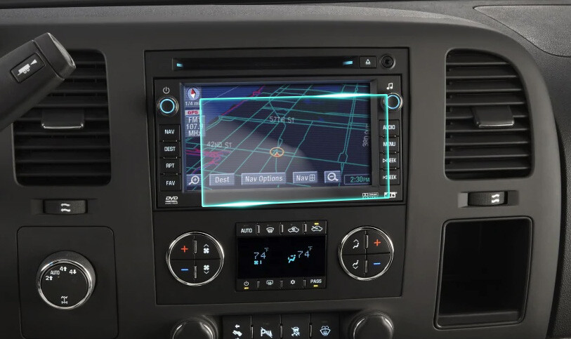 Crystal Clear Screen Protector for 2013 Chevrolet Silverado Vehicle Navigation