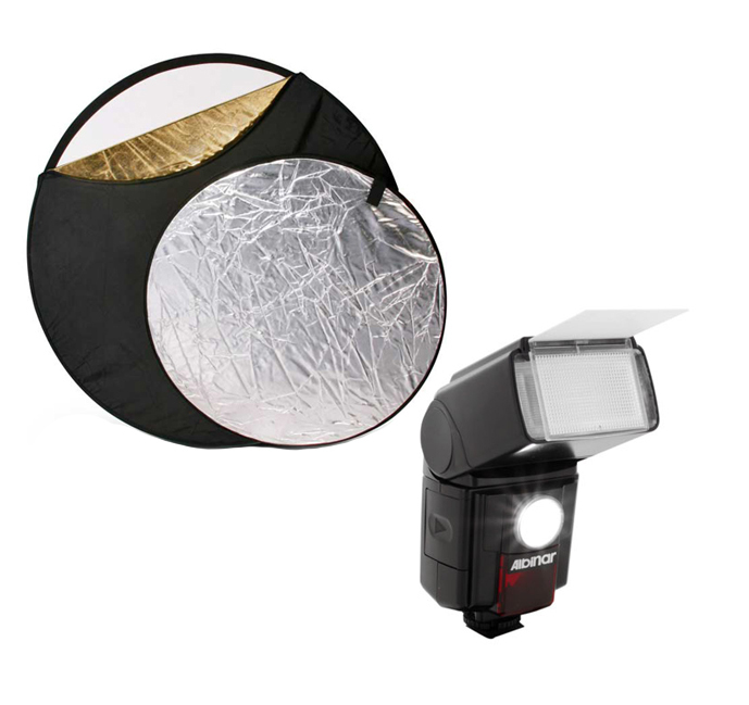 Dedicated Digital TTL Flash LED Video Light for Canon DSLR Cameras 32" Reflector