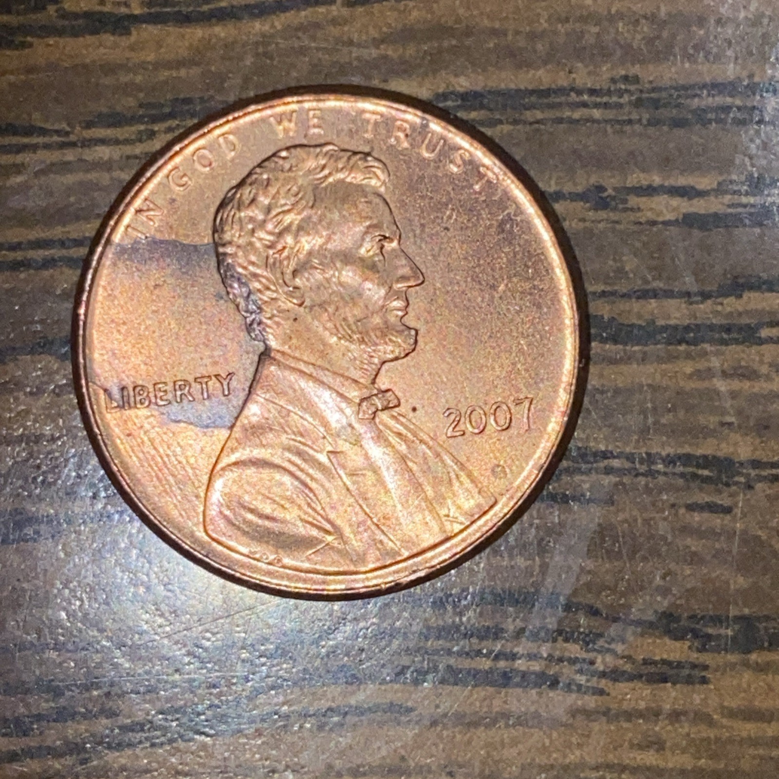 2007-p Error AU Lincoln Memorial Penny $4.95 Free Shipping.