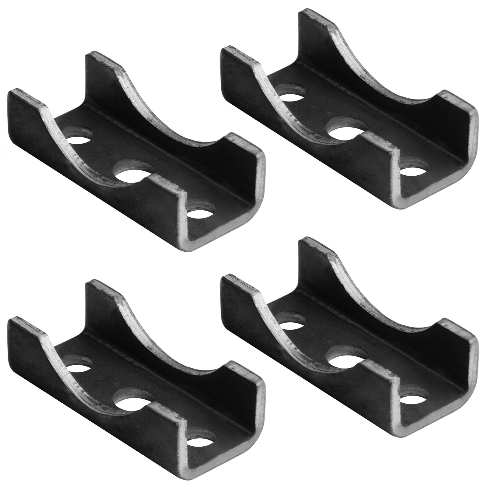 GBGS 4 Pack Leaf Spring Perch Seat for OD 3" Round Fits Axle