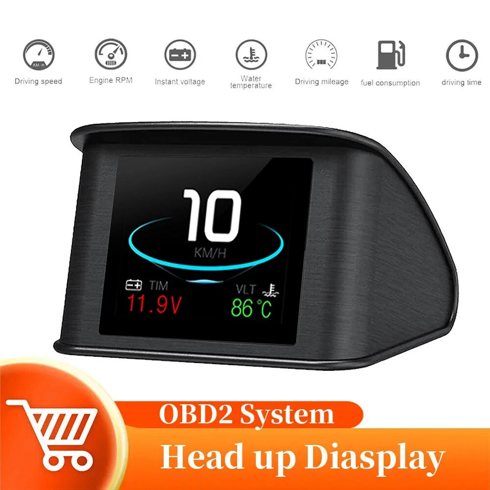 Headup Display for Car Smart Gauge Digital Speed RPM Water Temp Fuel