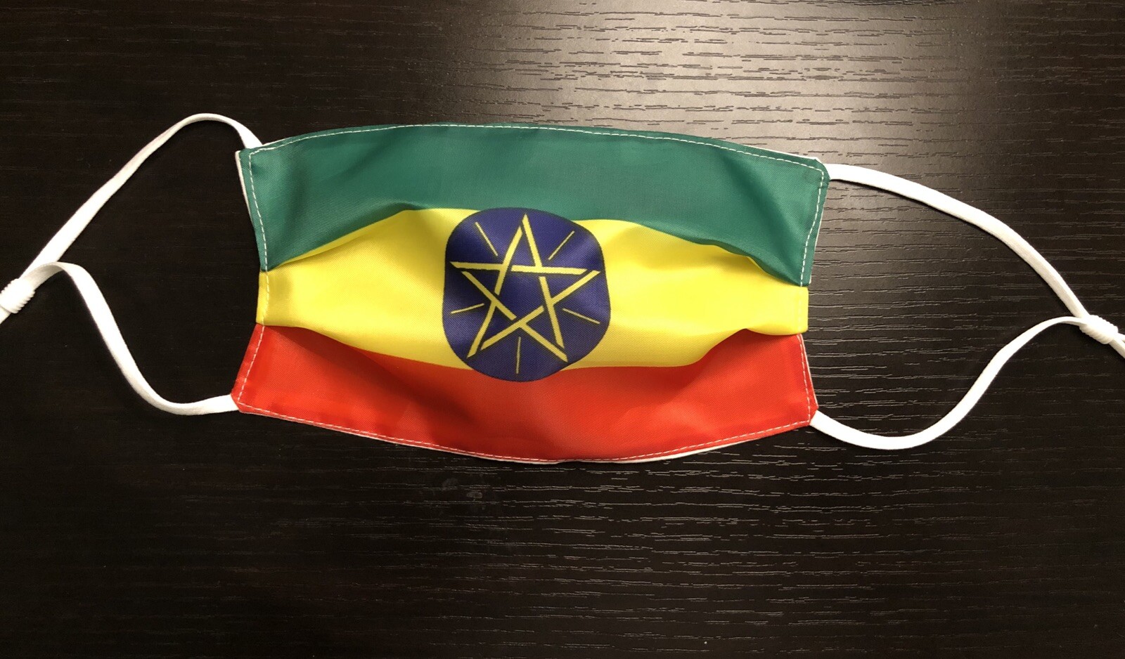 2 Pack Ethiopia Flag Face Mask Adjustable Ethiopian Africa BUY ONE GET ONE FREE