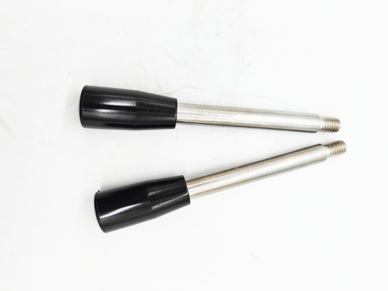 2pc M10 Work Rod Machine Tool Work Handle Bench Drill /Milling Machine 147mm（L）