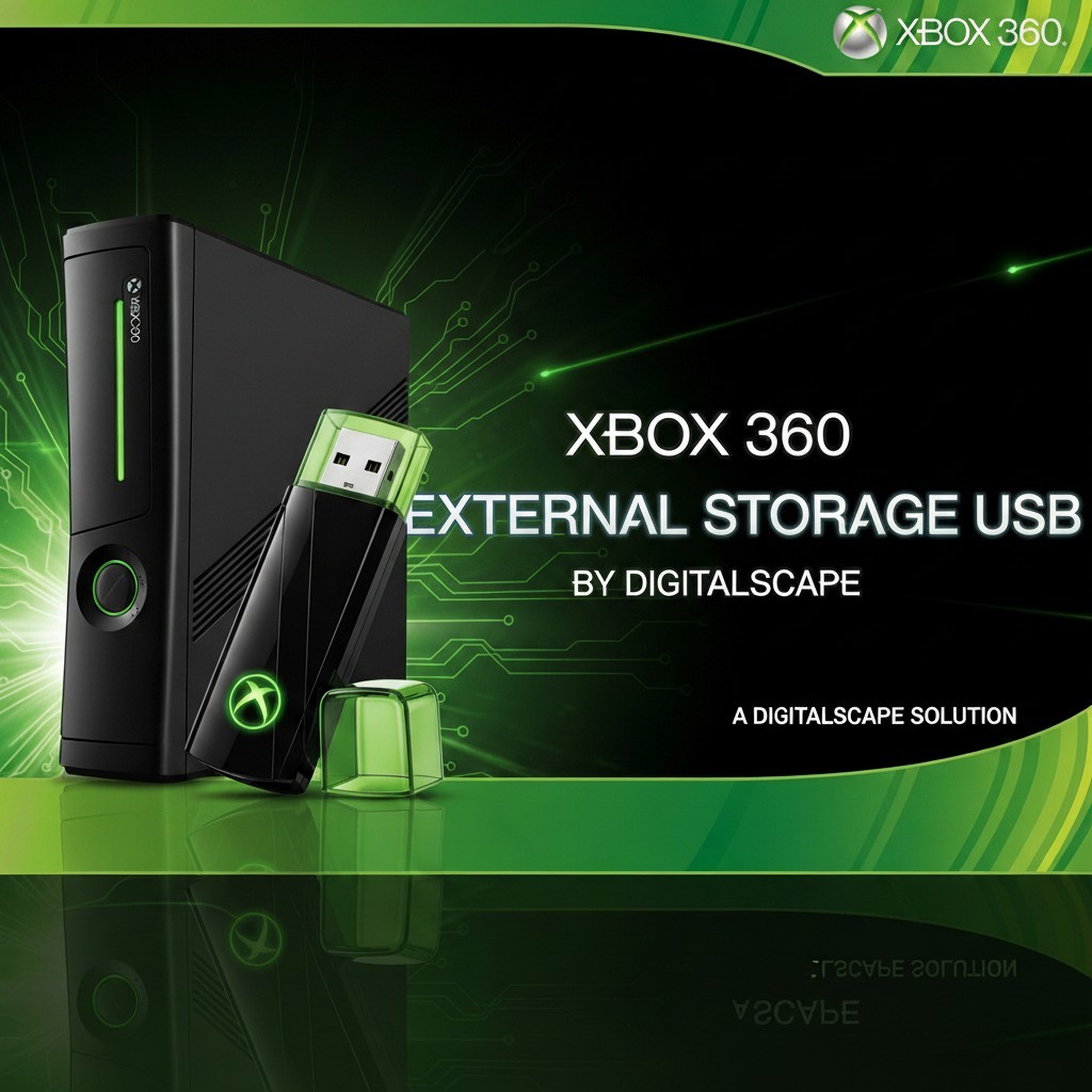 Microsoft Xbox 360 External 64 GB Drive USB