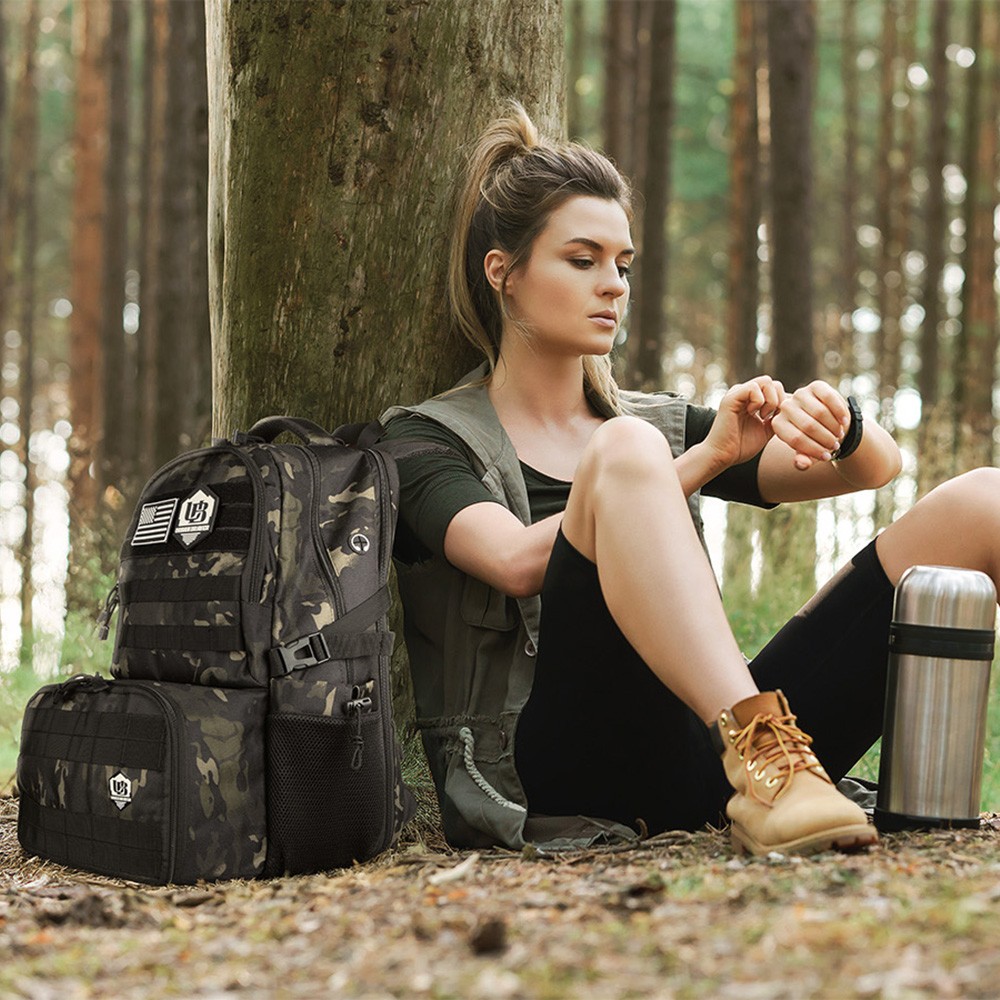 Men's Work Backpack with Lunch Cooler&Laptop Compartment,Tactical Utility Style